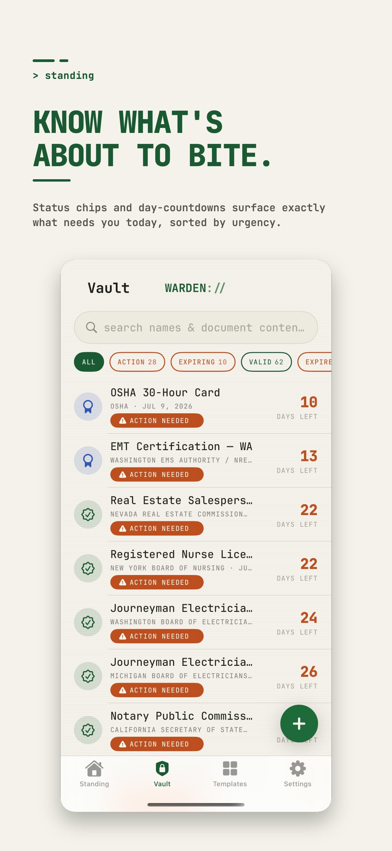 License Renewals Manager AI screenshot 3