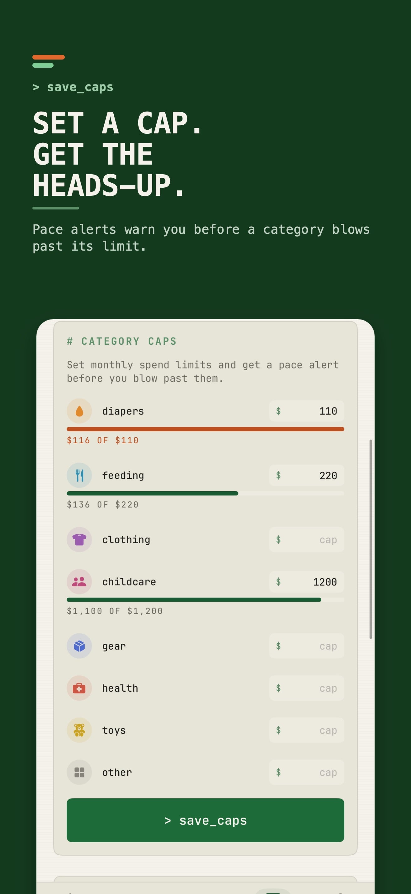 Baby Cost Budget Tracker TOTL, captura de pantalla 8