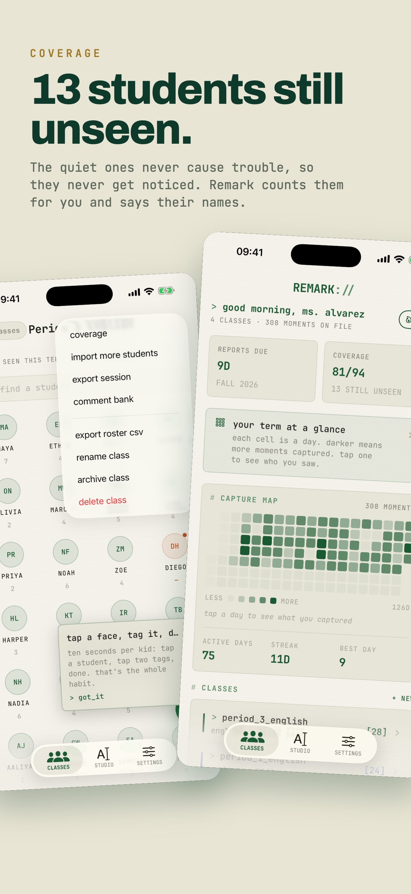 Report Card Comments : REMARK, captura de pantalla 5