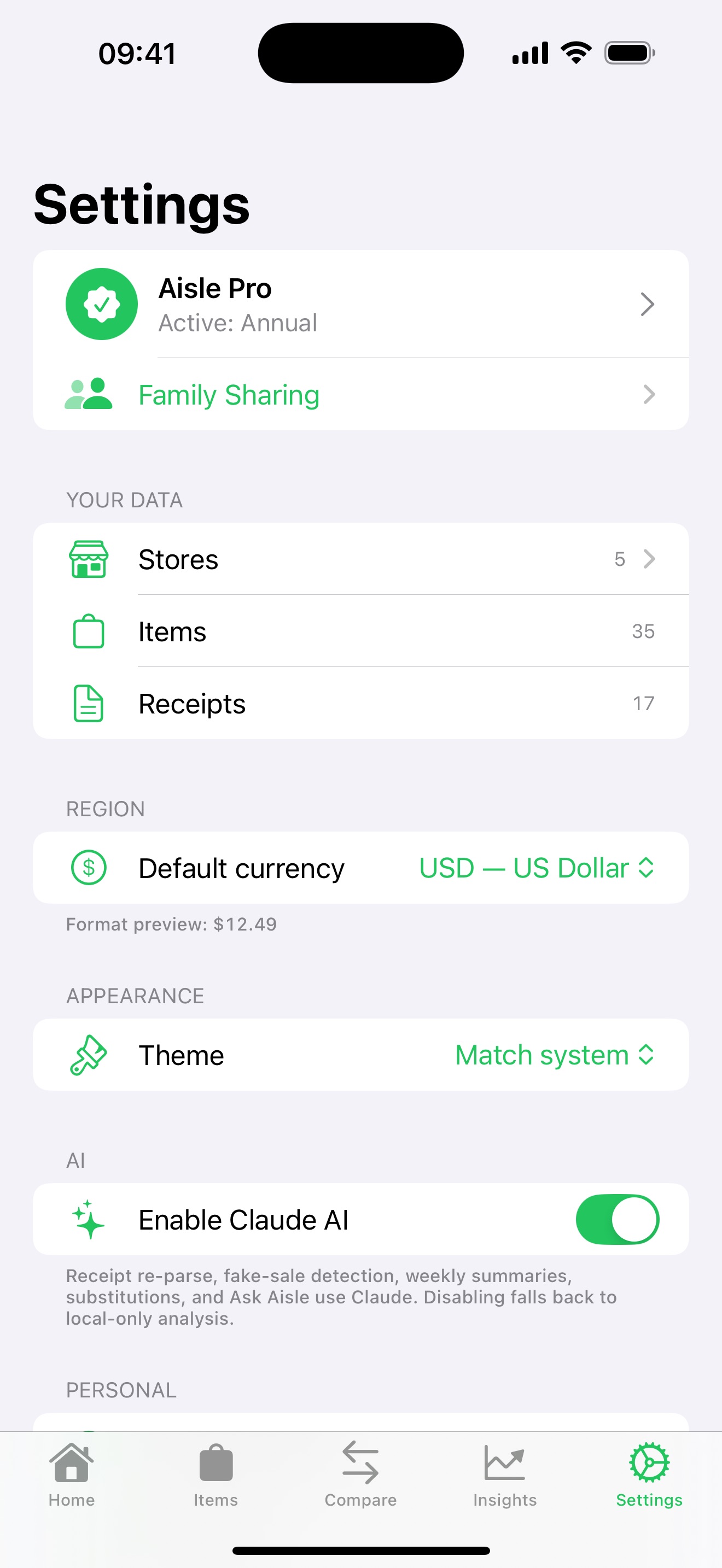Grocery Price Tracker: Aisle, captura de pantalla 9