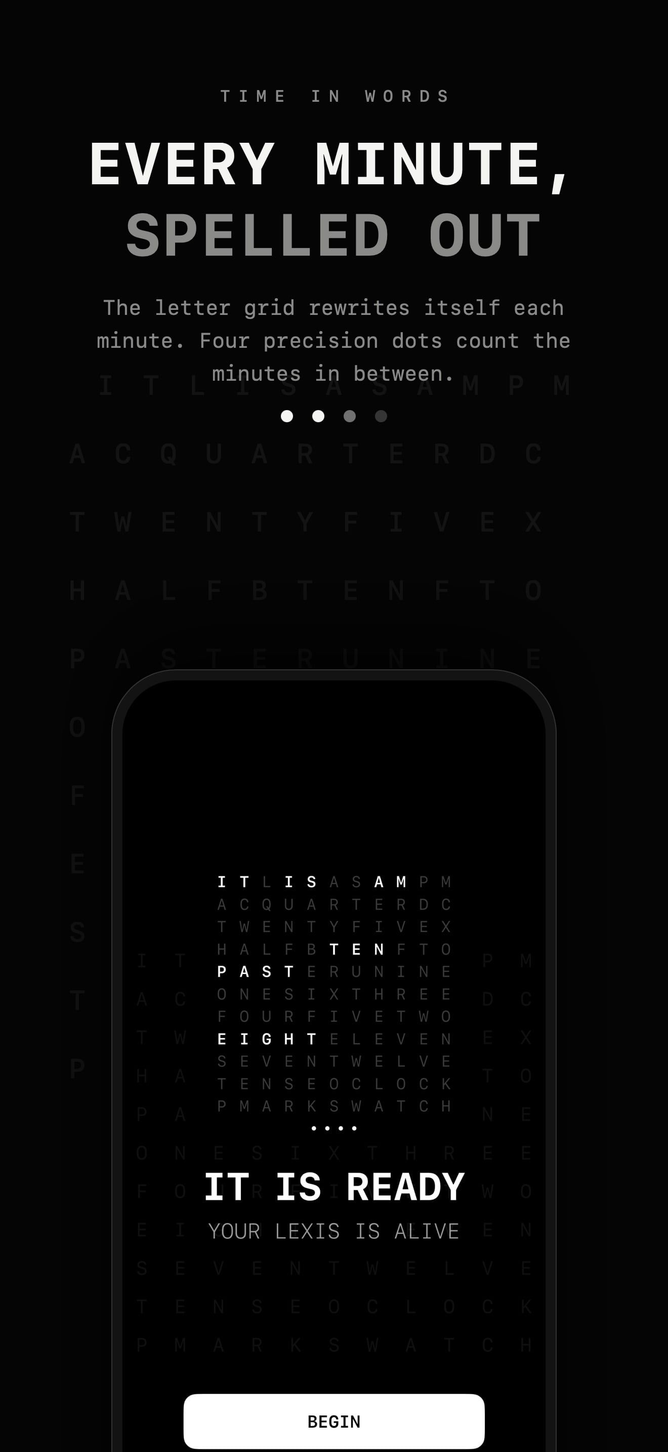 LEXIS - Word Clock Live Widget capture d'écran 2