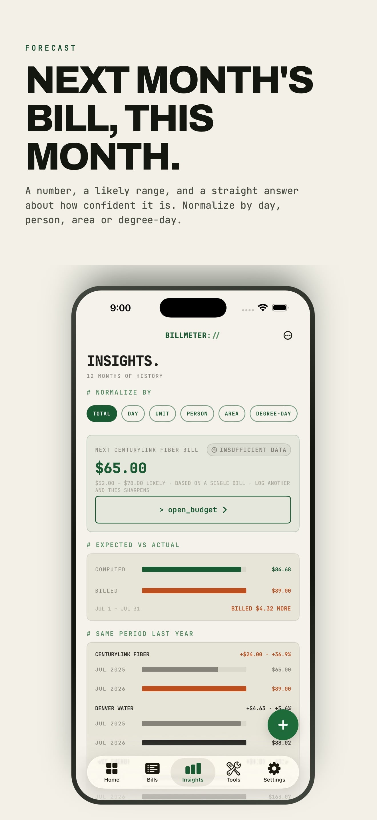 Utility Bill Audit : BILLMETER capture d'écran 5