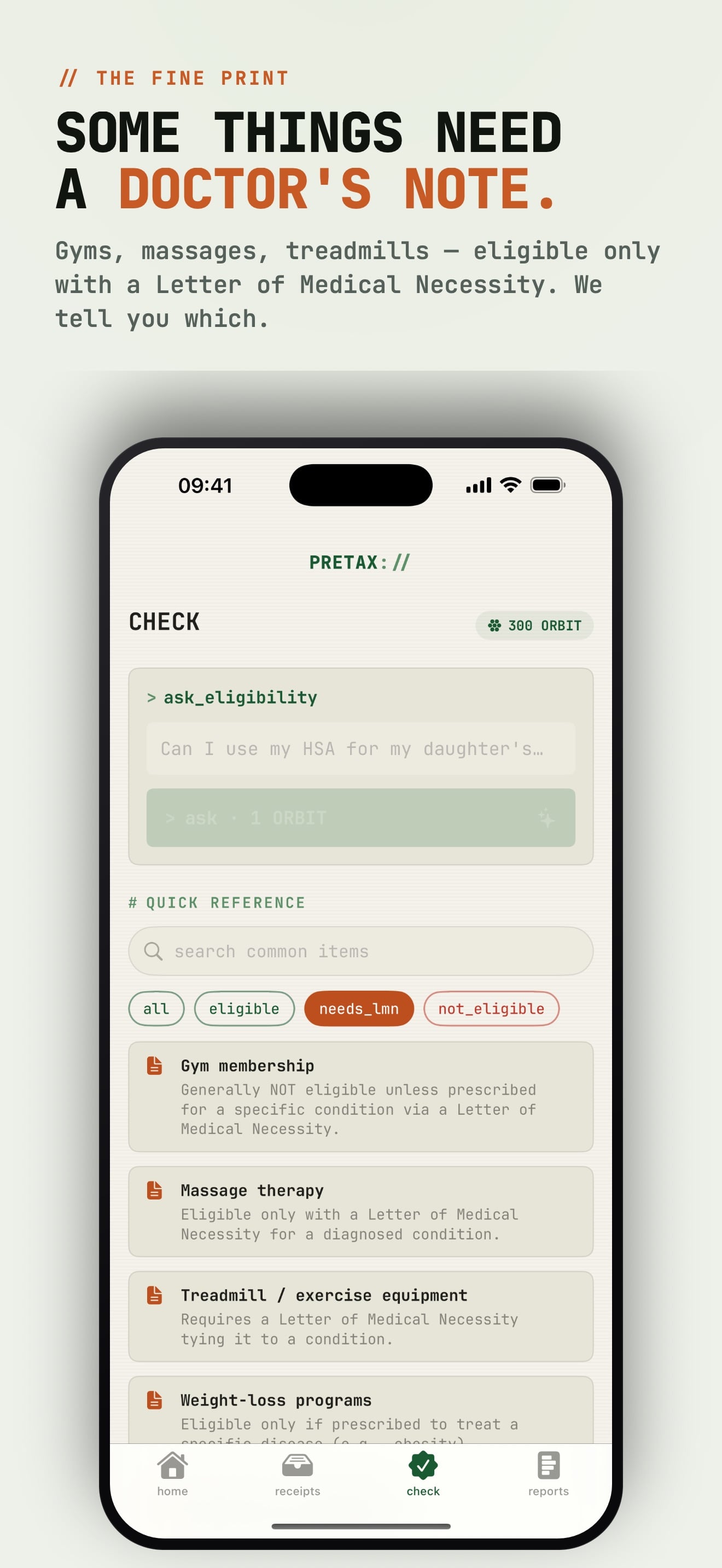 FSA HSA Receipt Log : PRETAX capture d'écran 8