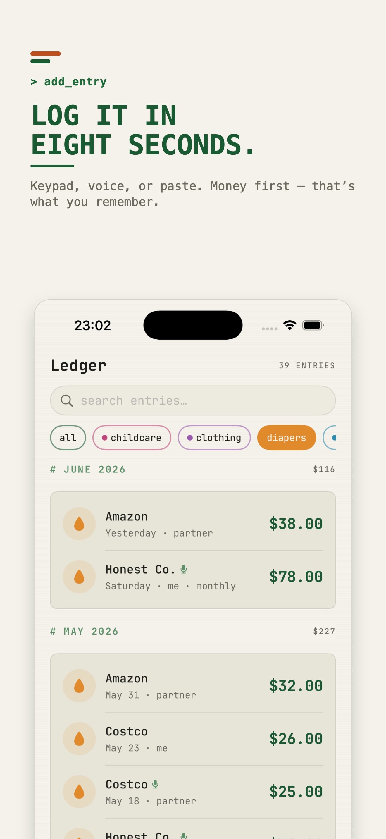 Baby Cost Budget Tracker TOTL, captura de pantalla 5