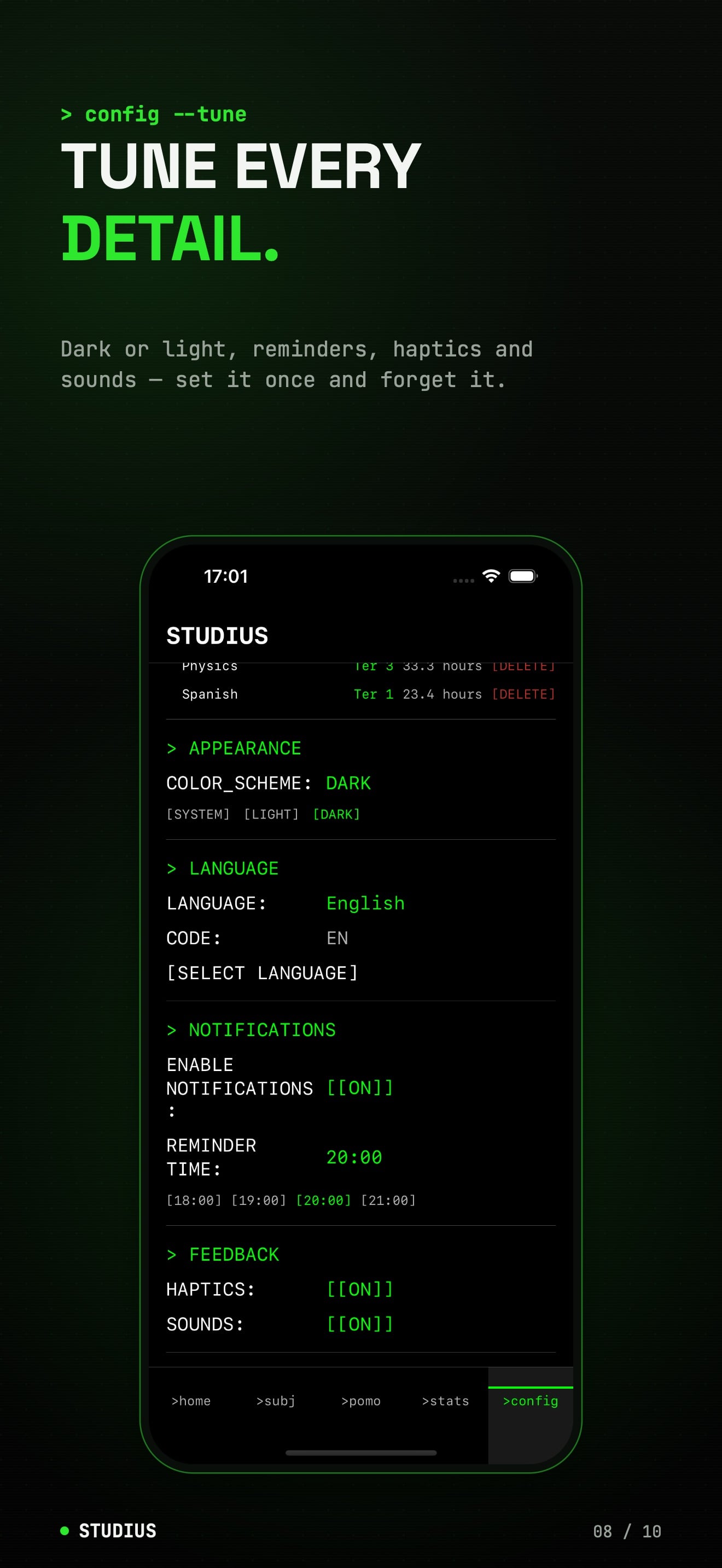 Study Timer Tracker - Studius 屏幕截图 8