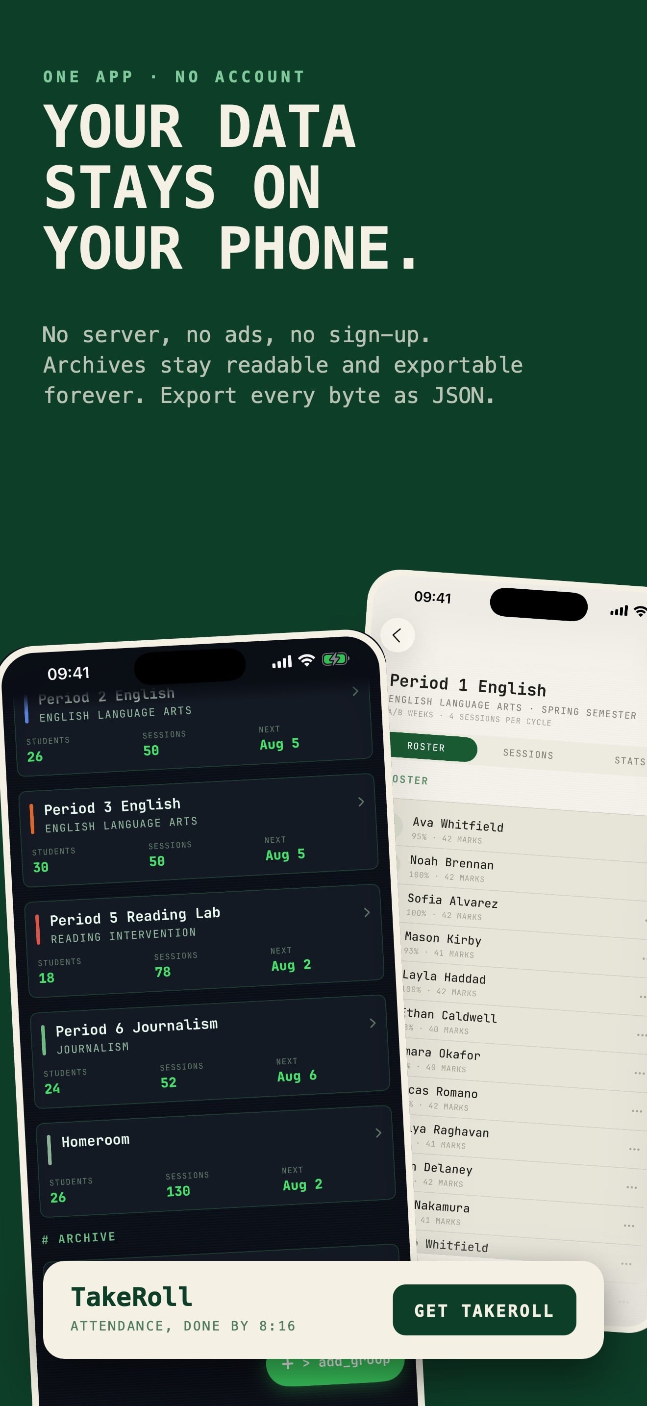 Attendance Tracker : TAKEROLL, скриншот 10