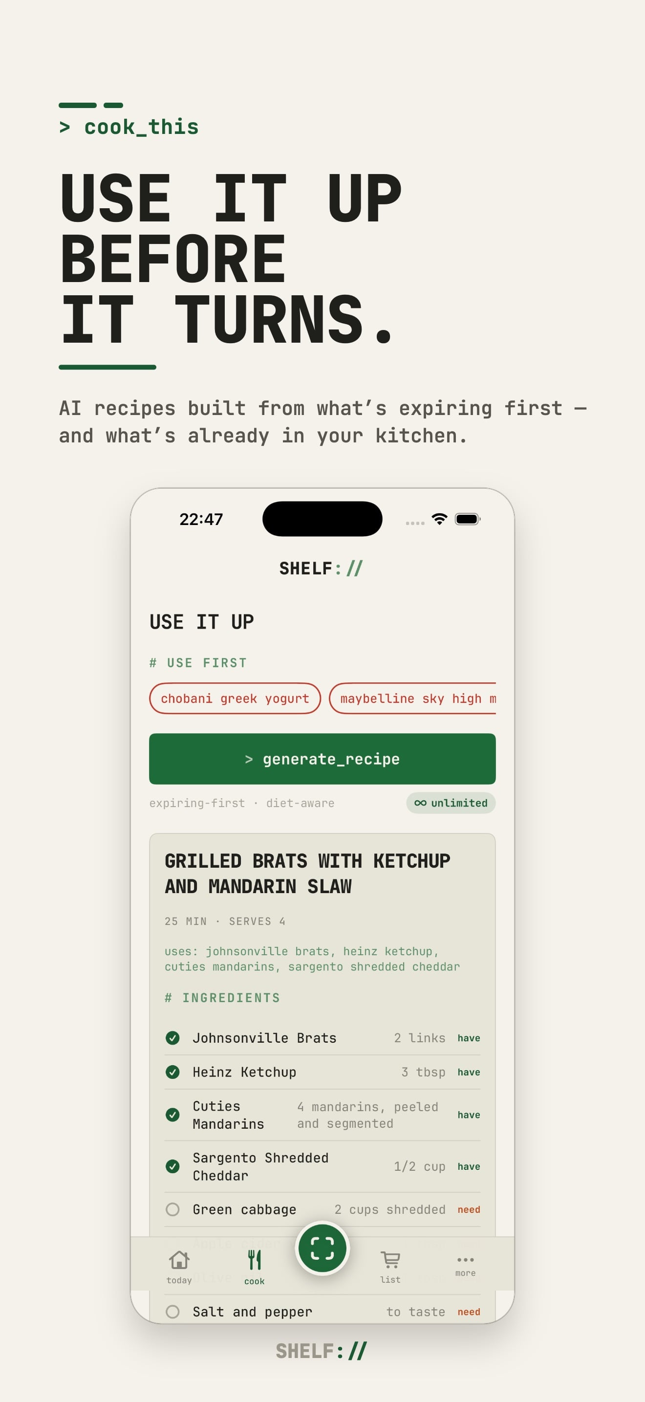Food Expiry Tracker : SHELF 스크린샷 4