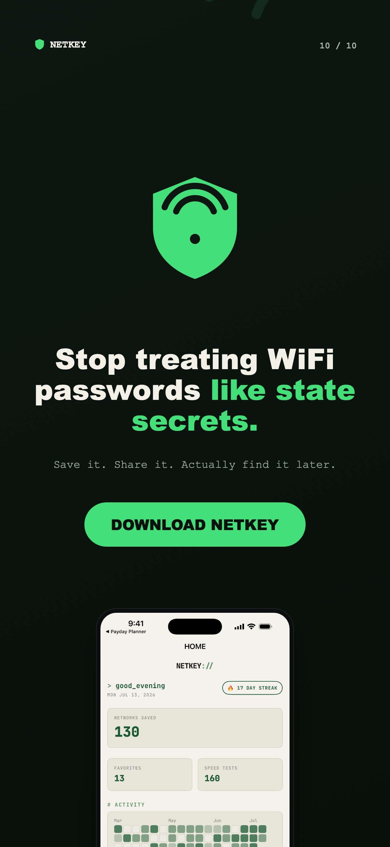 WiFi Password Manager : NETKEY, captura de pantalla 10