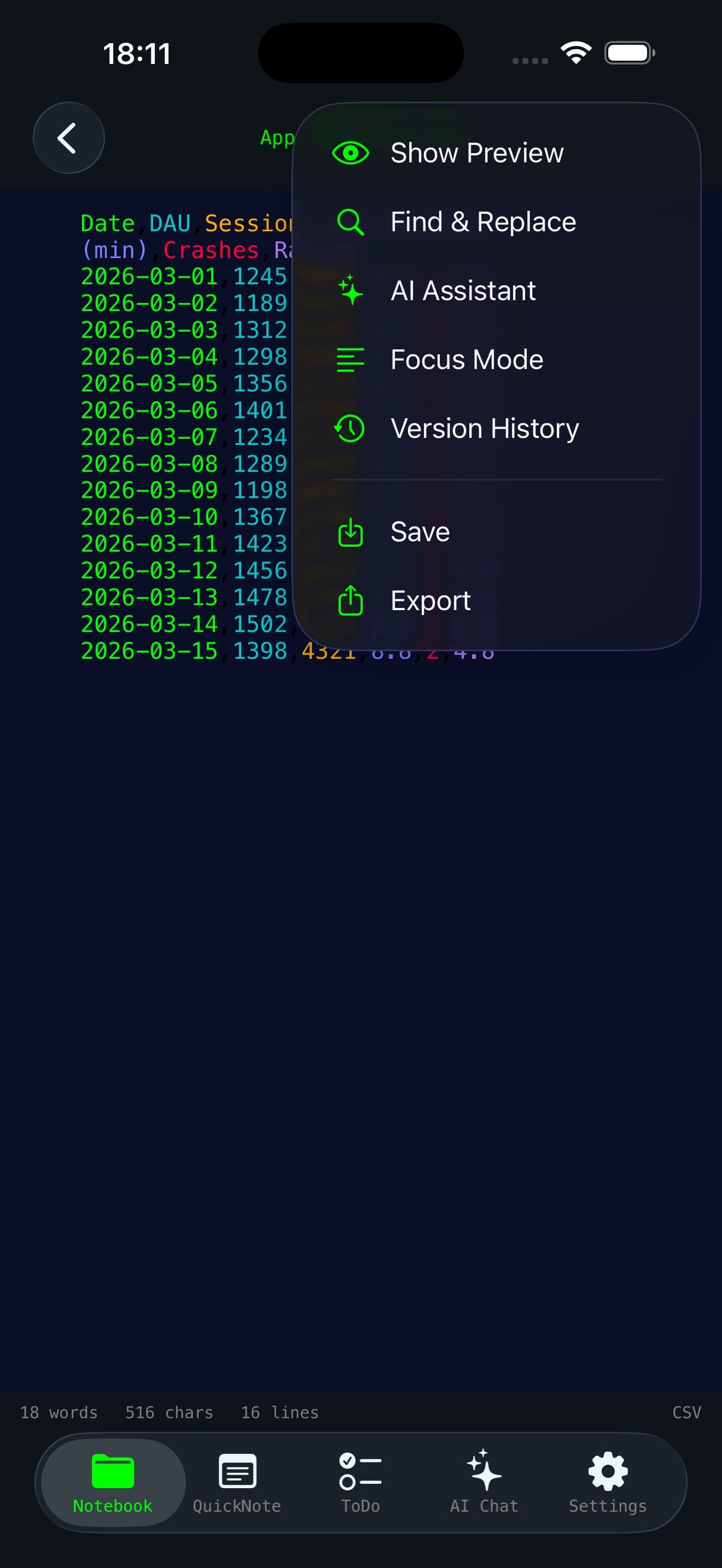 Markdown Notes Editor: Markden screenshot 9