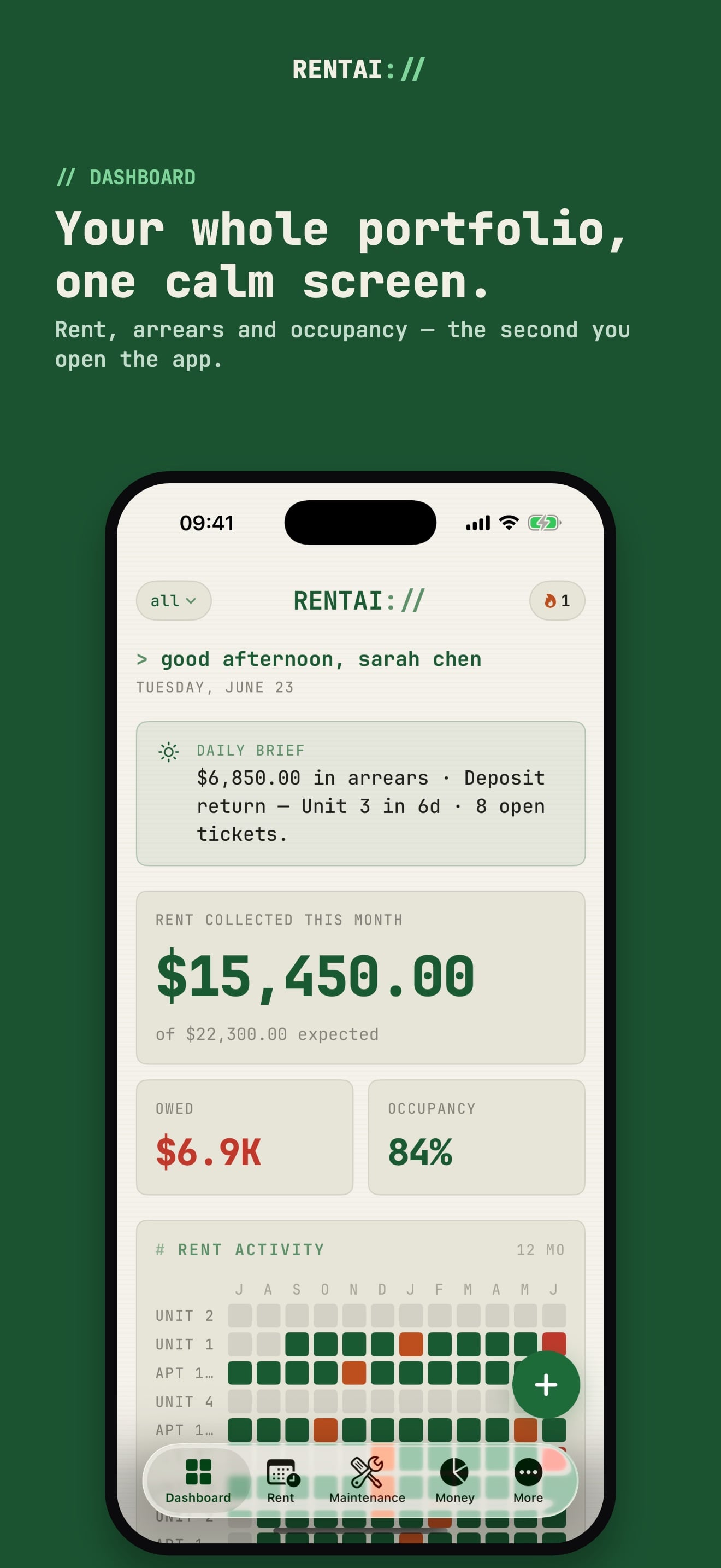 Property Management RENT AI+ 스크린샷 1