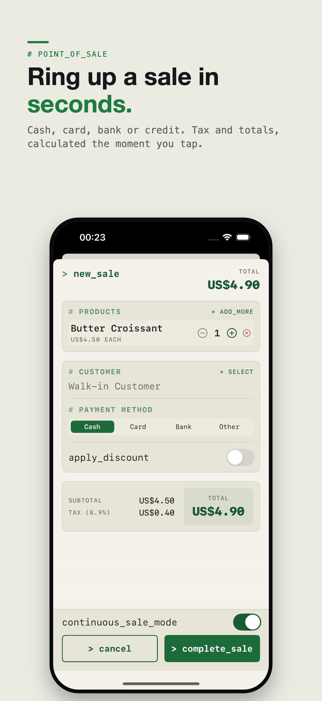 POS AI & Inventory - SalesFlow capture d'écran 2