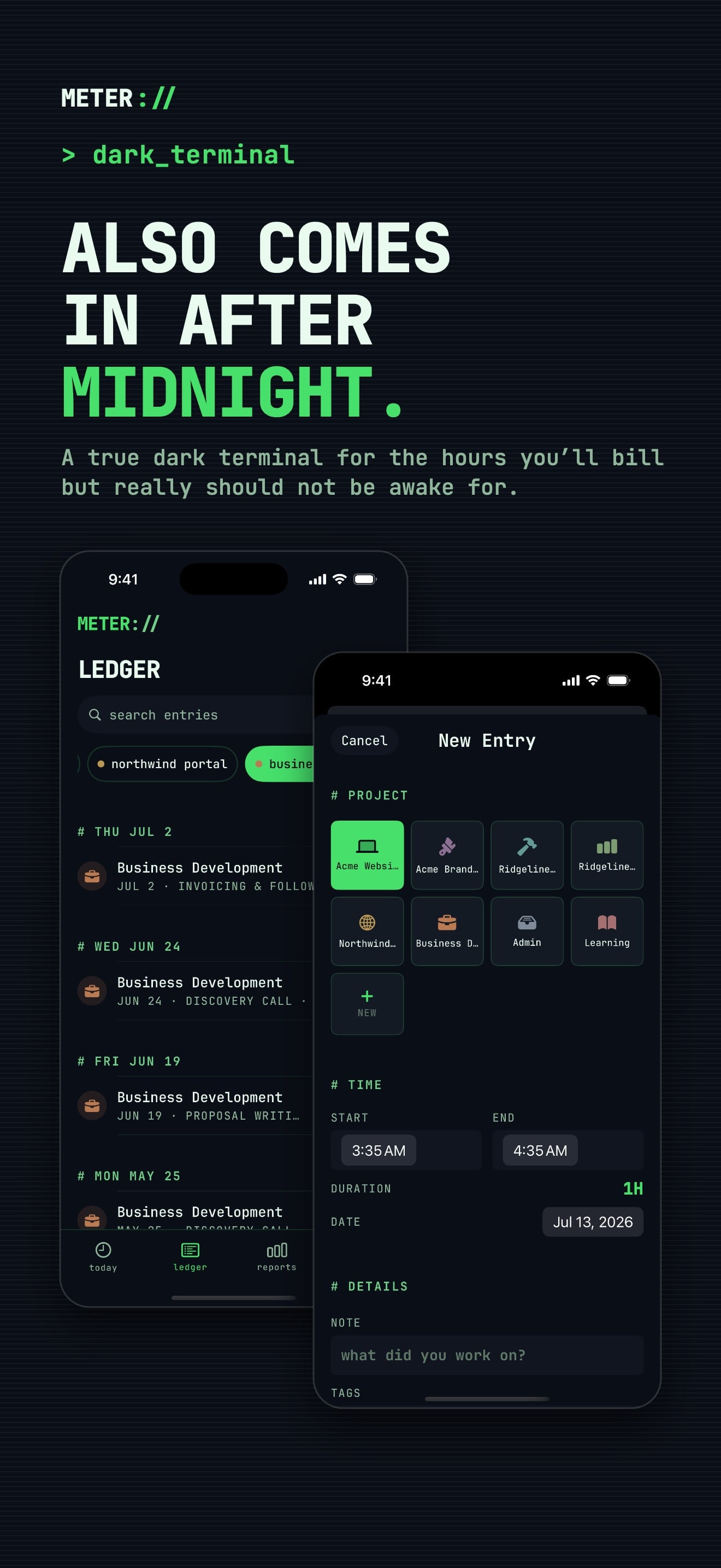 Time Tracker Timesheet : METER, скриншот 9