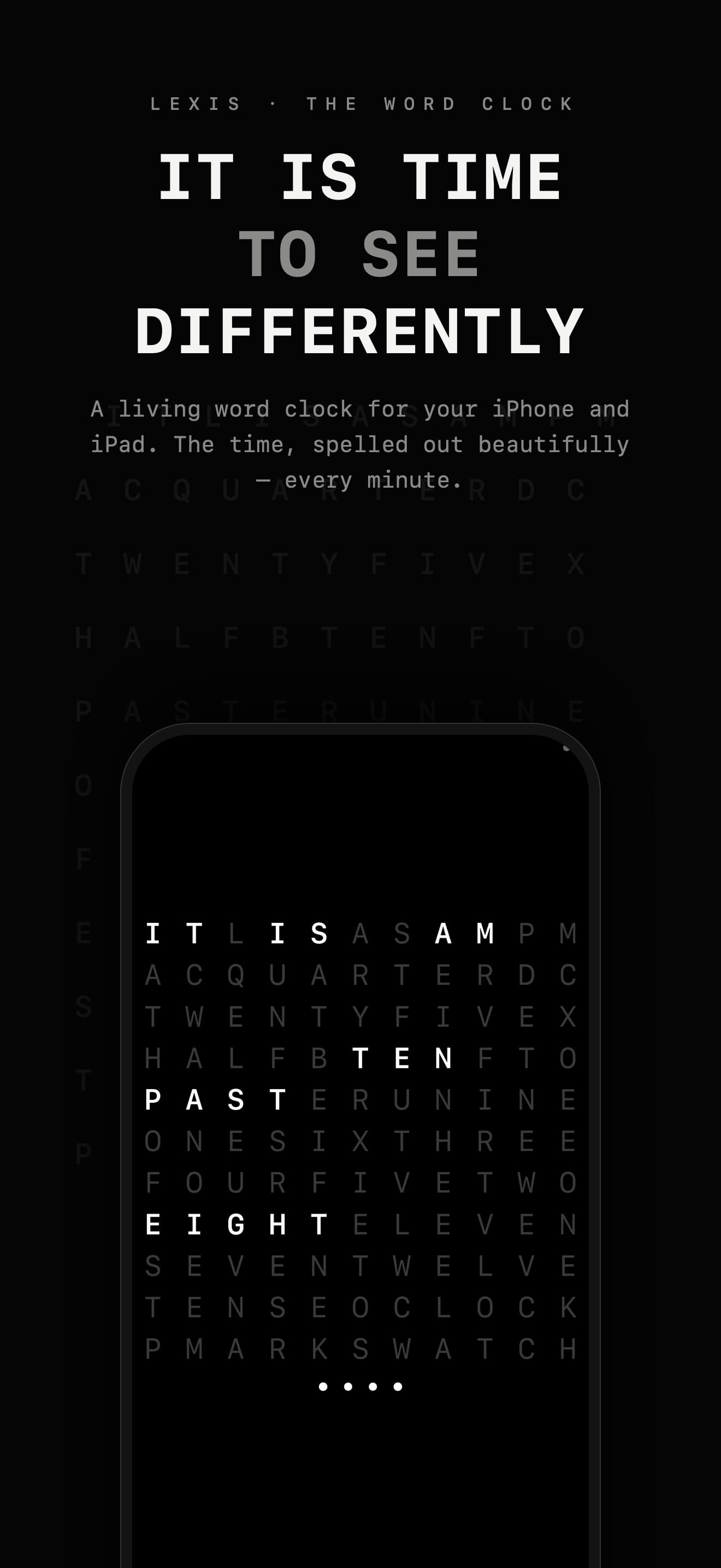 LEXIS - Word Clock Live Widget capture d'écran 1