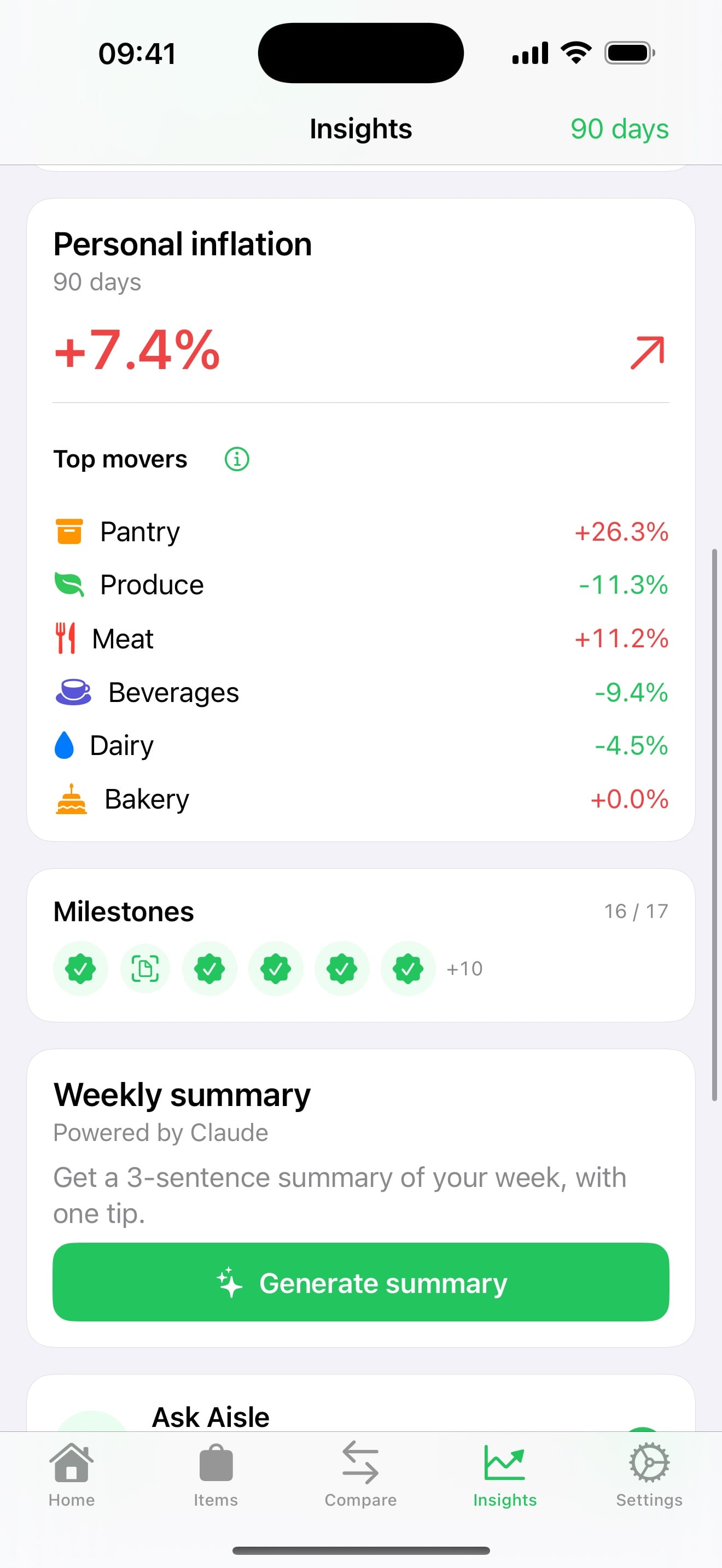 Grocery Price Tracker: Aisle, captura de pantalla 8