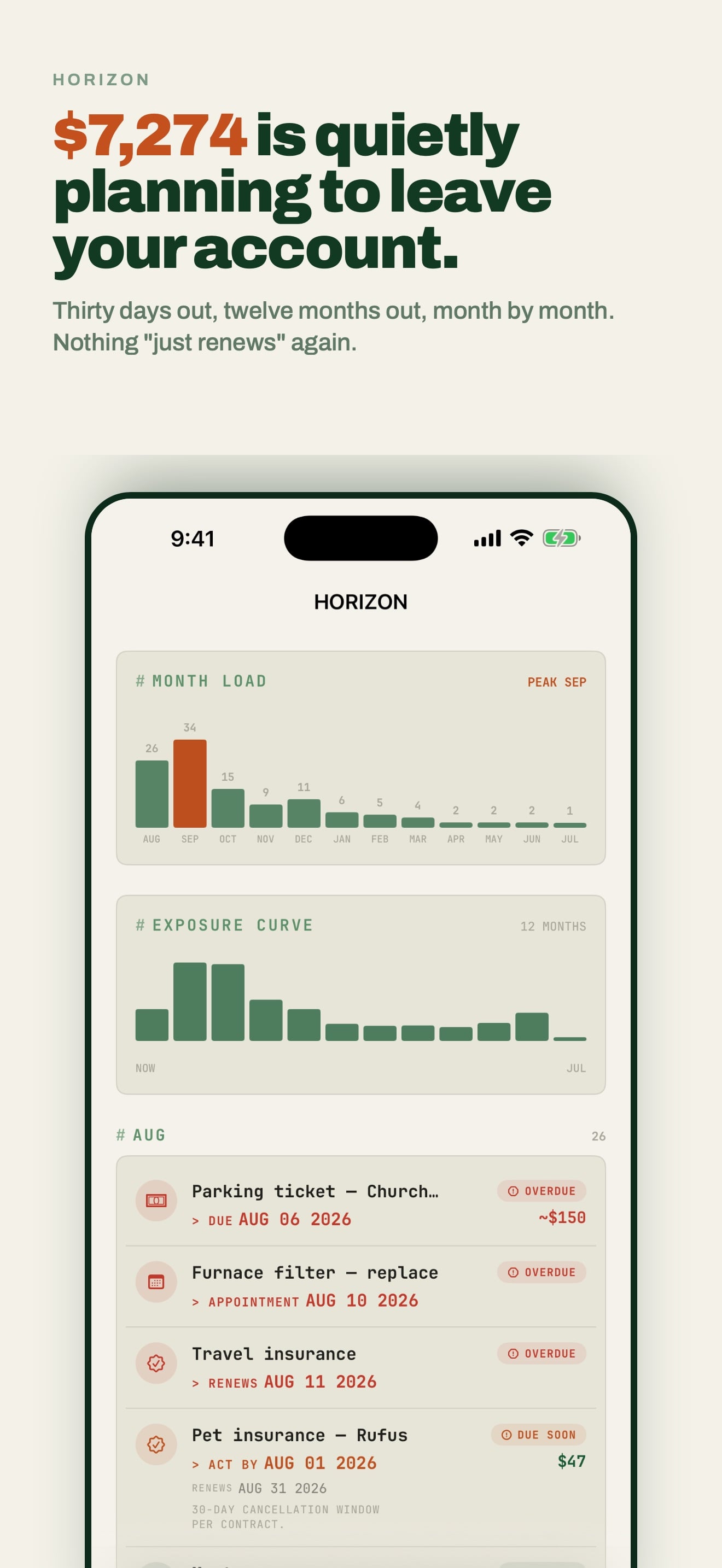 Subscription Bills : PAPERWORK, captura de pantalla 2