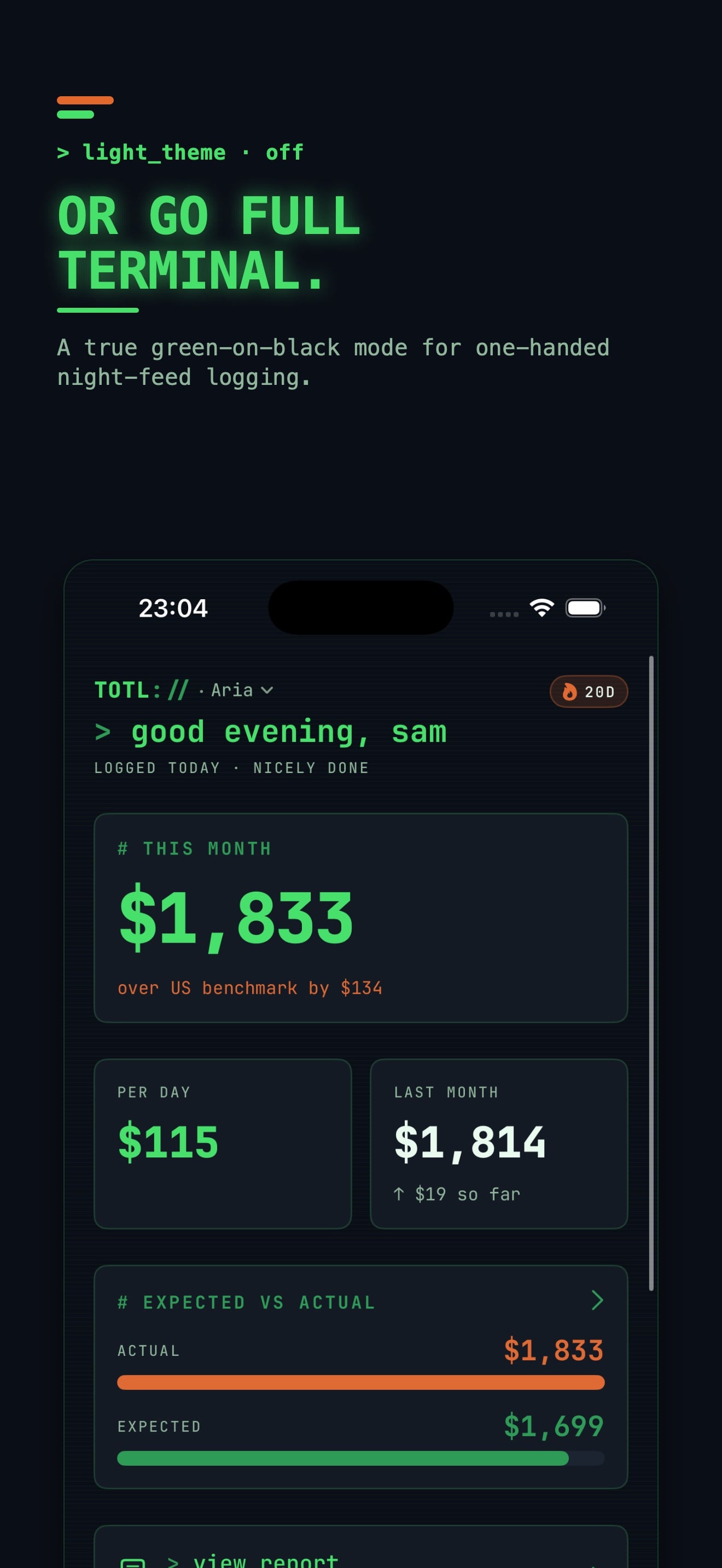 Baby Cost Budget Tracker TOTL, captura de pantalla 10