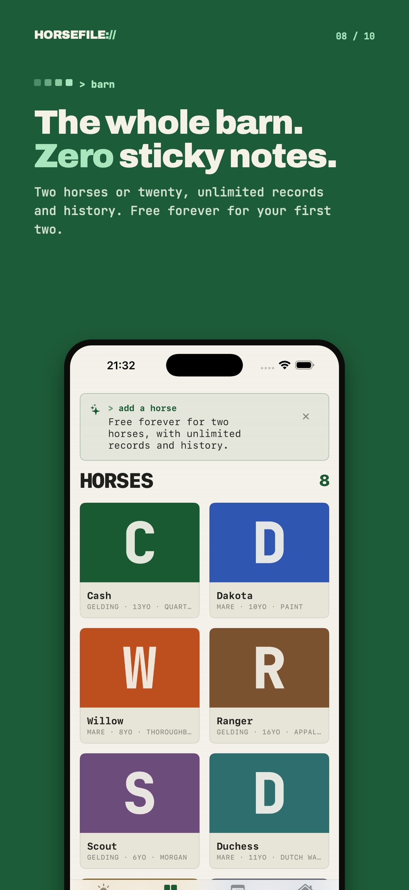 Horse Health Log : HORSEFILE Screenshot 8
