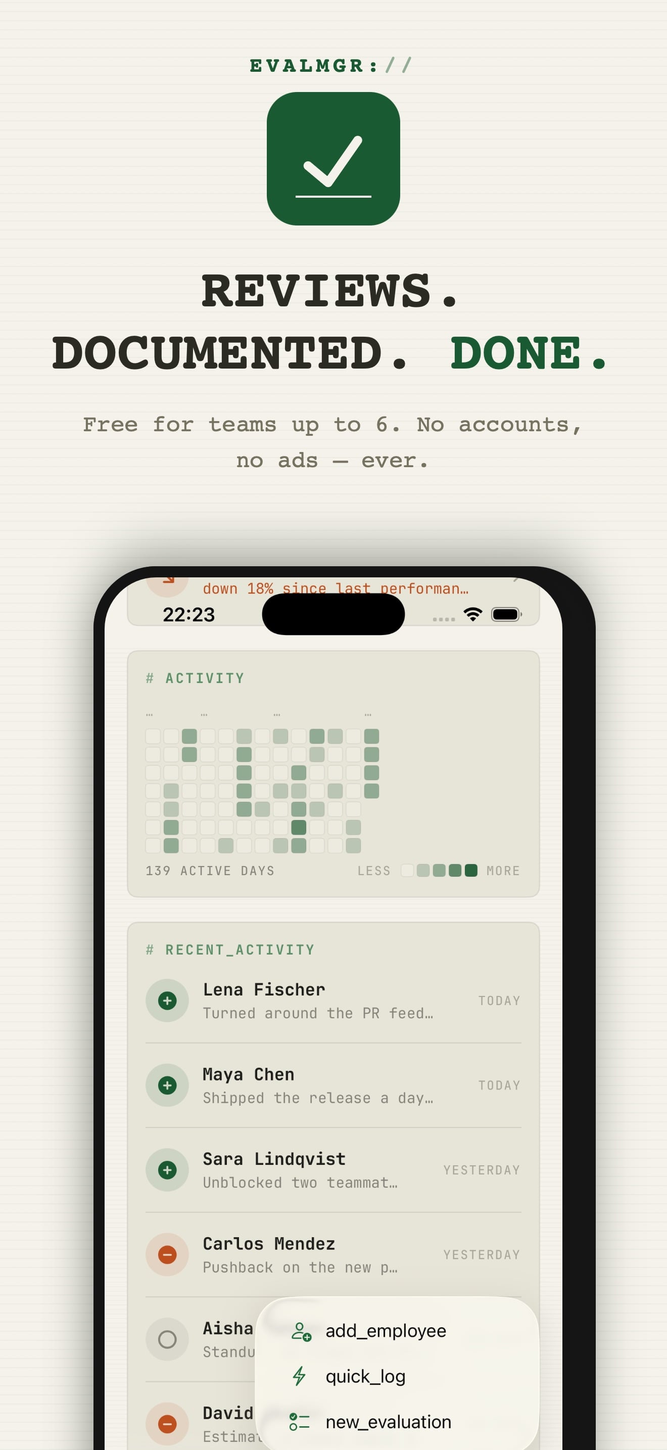 Employee Evaluation Manager AI 스크린샷 10